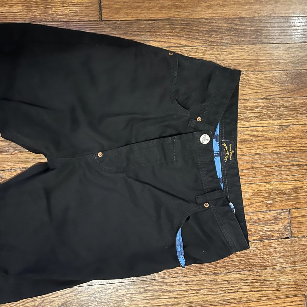 RARE vivienne westwood crossover orb high waisted unisex straight black jeans